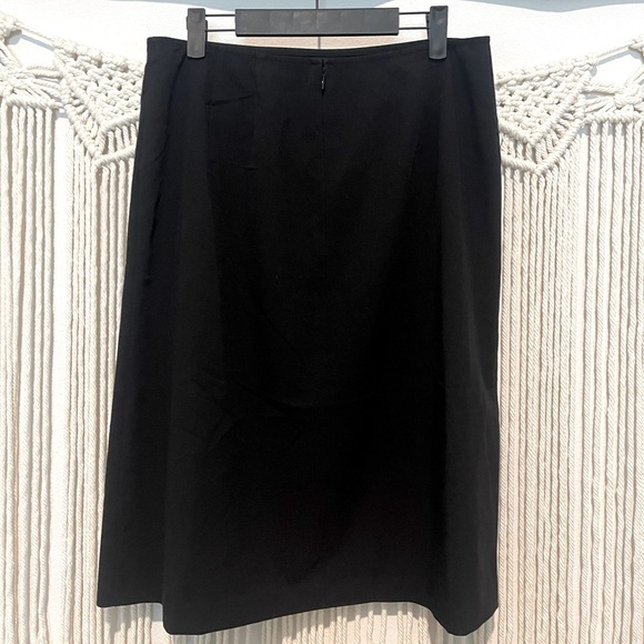 Apostrophe Boutique Chic Fancy Black Lacey Skirt Sz 12 - Picture 2 of 8